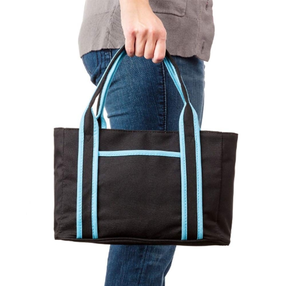 The First Years Breast Pump Tote Bag Brown Blue Travel Diaper Bag Baby